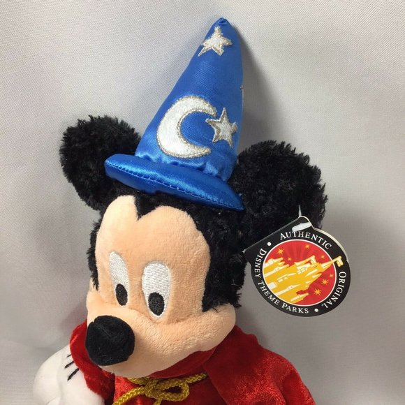 Fantasia Mickey Mouse Disney World  Sorcerer Plush - Picture 2 of 8